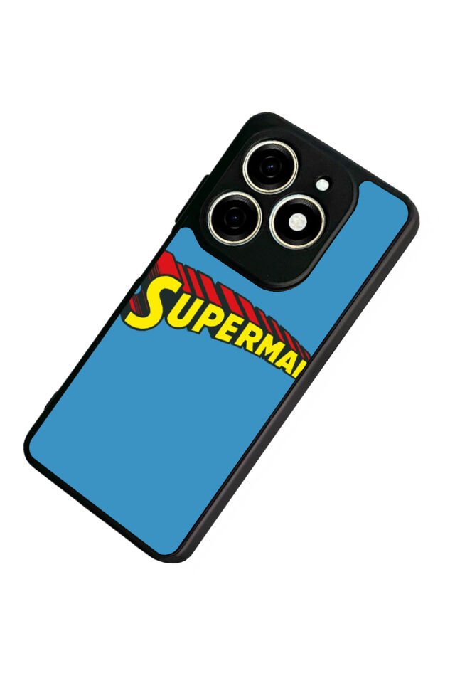 Infınıx Smart 8 Pro Uyumlu Superman Tasarımlı Glossy Premium Kılıf