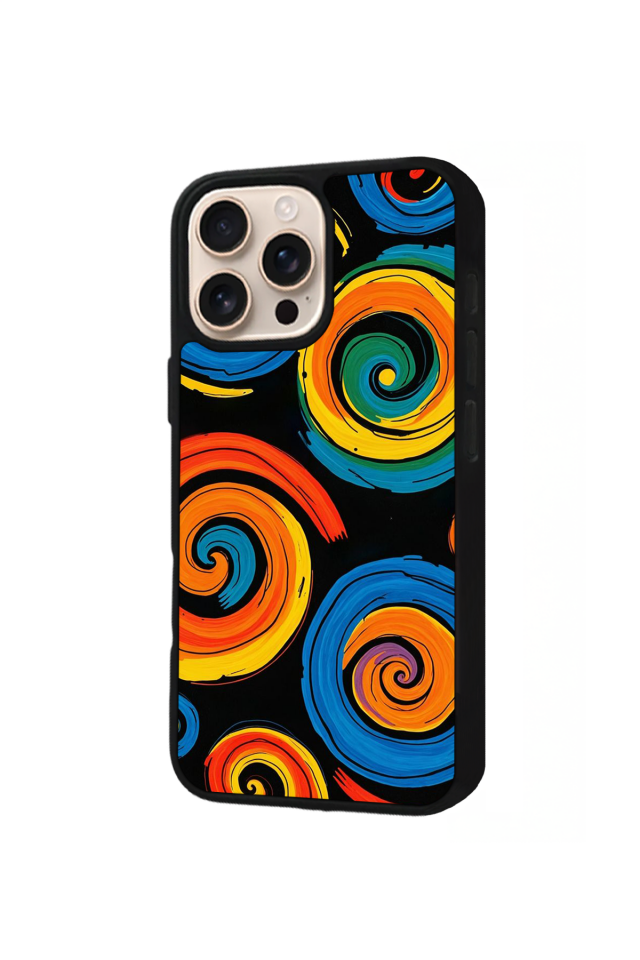 iPhone 16 Pro Max Uyumlu Abstract Tasarımlı Glossy Premium Kılıf
