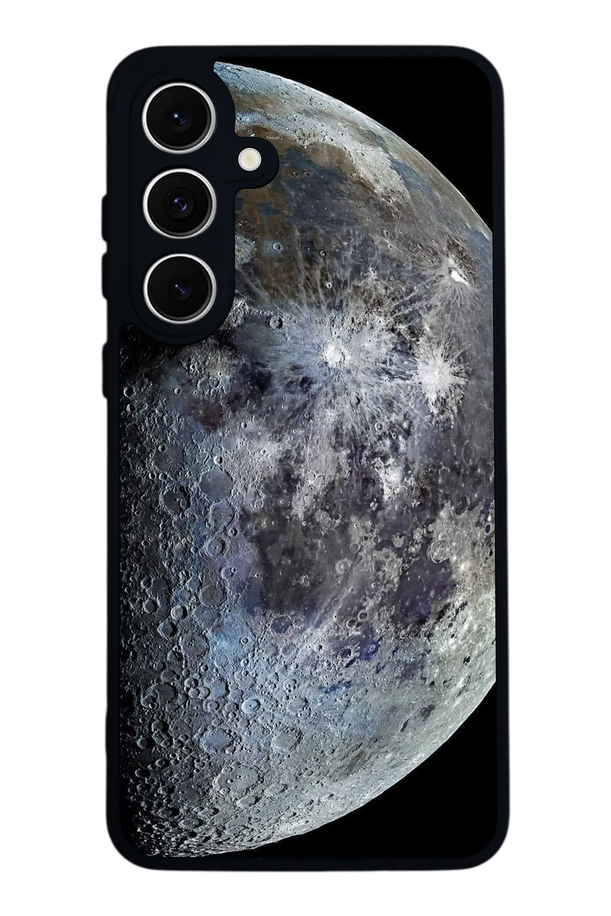 Samsung Galaxy S24 FE Uyumlu Ay Tasarımlı Glossy Premium Kılıf