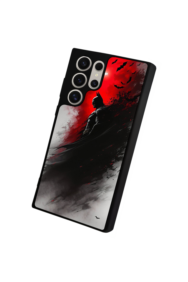 Samsung Galaxy S24 Ultra Uyumlu Batman Tasarımlı Glossy Premium Kılıf