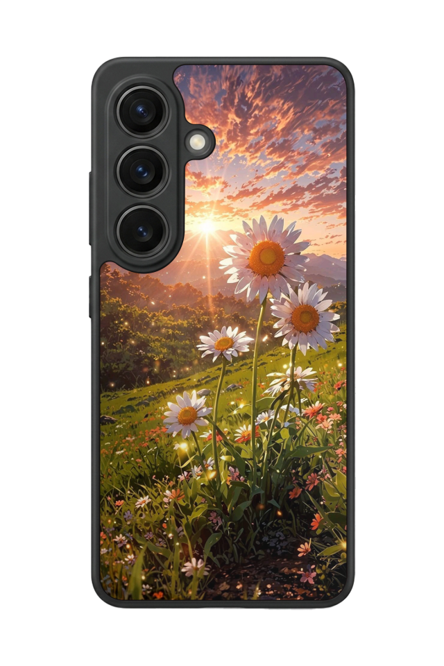 Samsung Galaxy S26 Uyumlu Cicek Tasarımlı Glossy Premium Kılıf