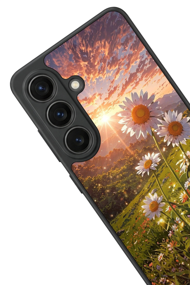 Samsung Galaxy S26 Uyumlu Cicek Tasarımlı Glossy Premium Kılıf