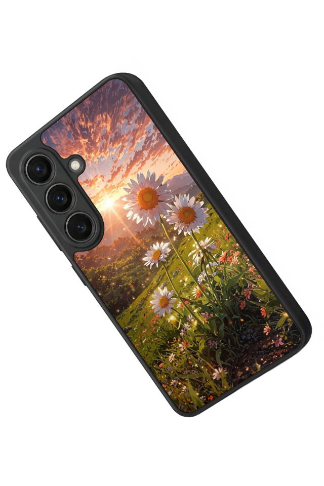 Samsung Galaxy S26 Uyumlu Cicek Tasarımlı Glossy Premium Kılıf