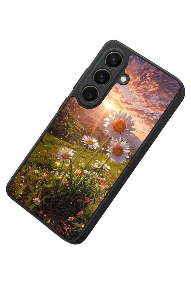 Samsung Galaxy S26 Uyumlu Cicek Tasarımlı Glossy Premium Kılıf