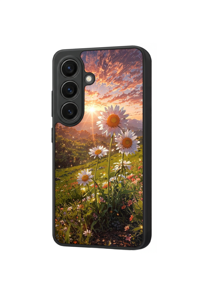 Samsung Galaxy S26 Uyumlu Cicek Tasarımlı Glossy Premium Kılıf