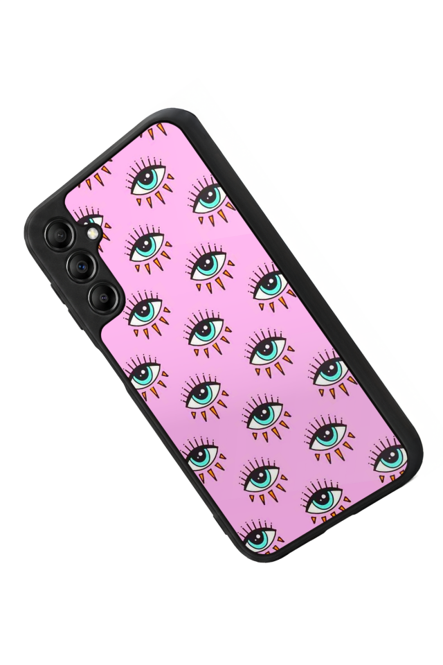 Samsung Galaxy A14 Uyumlu Göz Tasarımlı Glossy Premium Kılıf