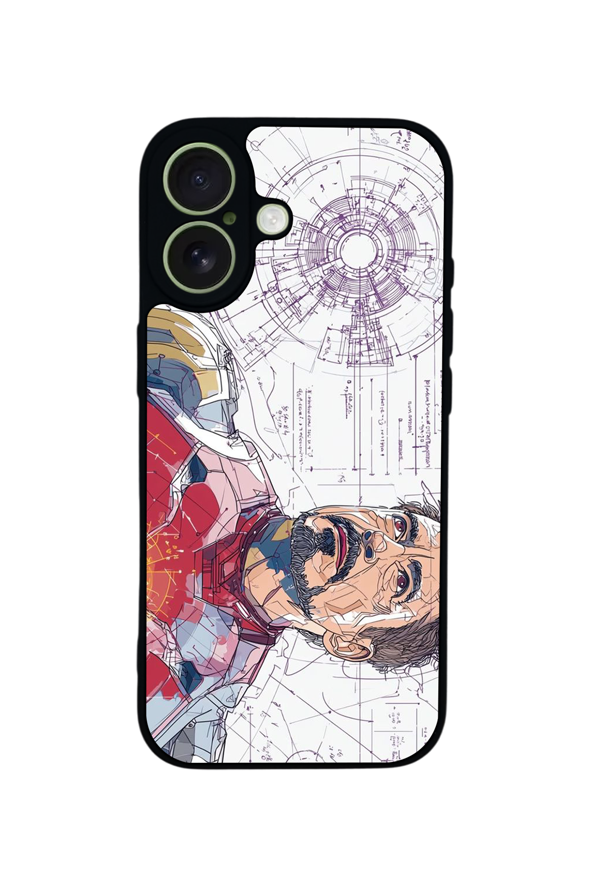 iPhone 17 Uyumlu Iron Man ( Demir Adam ) Tasarımlı Glossy Premium Kılıf