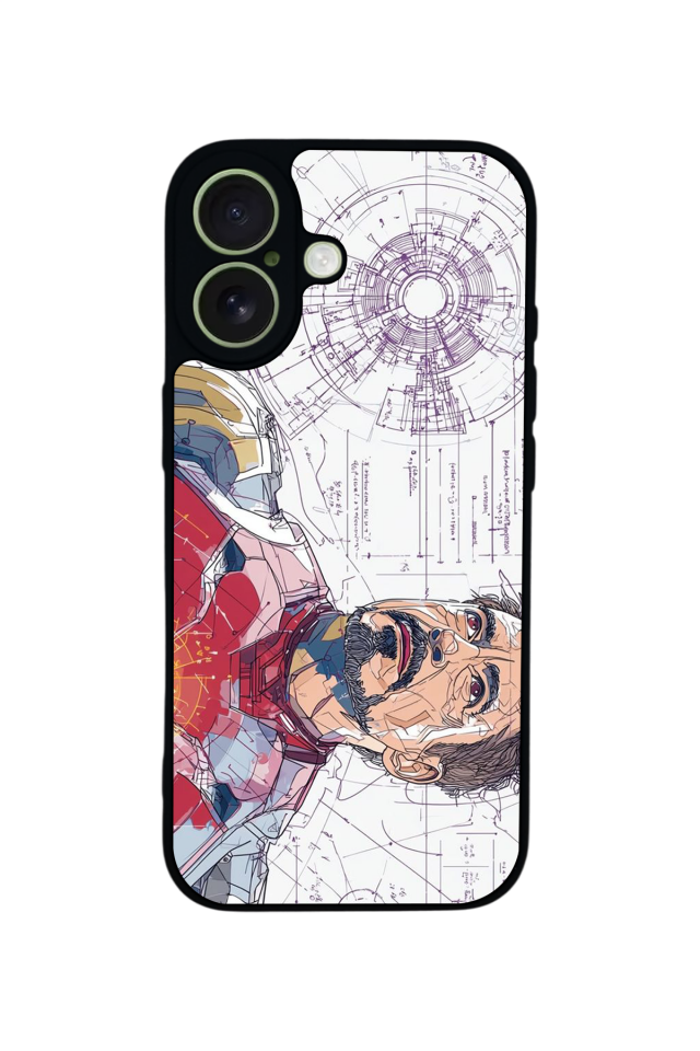iPhone 17 Uyumlu Iron Man ( Demir Adam ) Tasarımlı Glossy Premium Kılıf