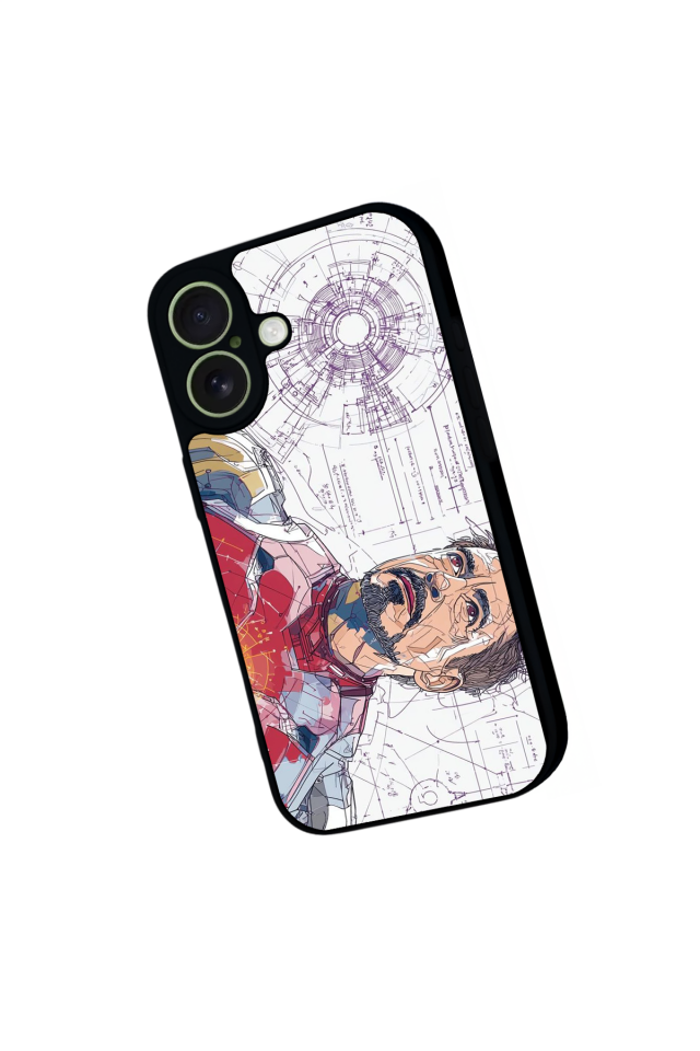iPhone 17 Uyumlu Iron Man ( Demir Adam ) Tasarımlı Glossy Premium Kılıf