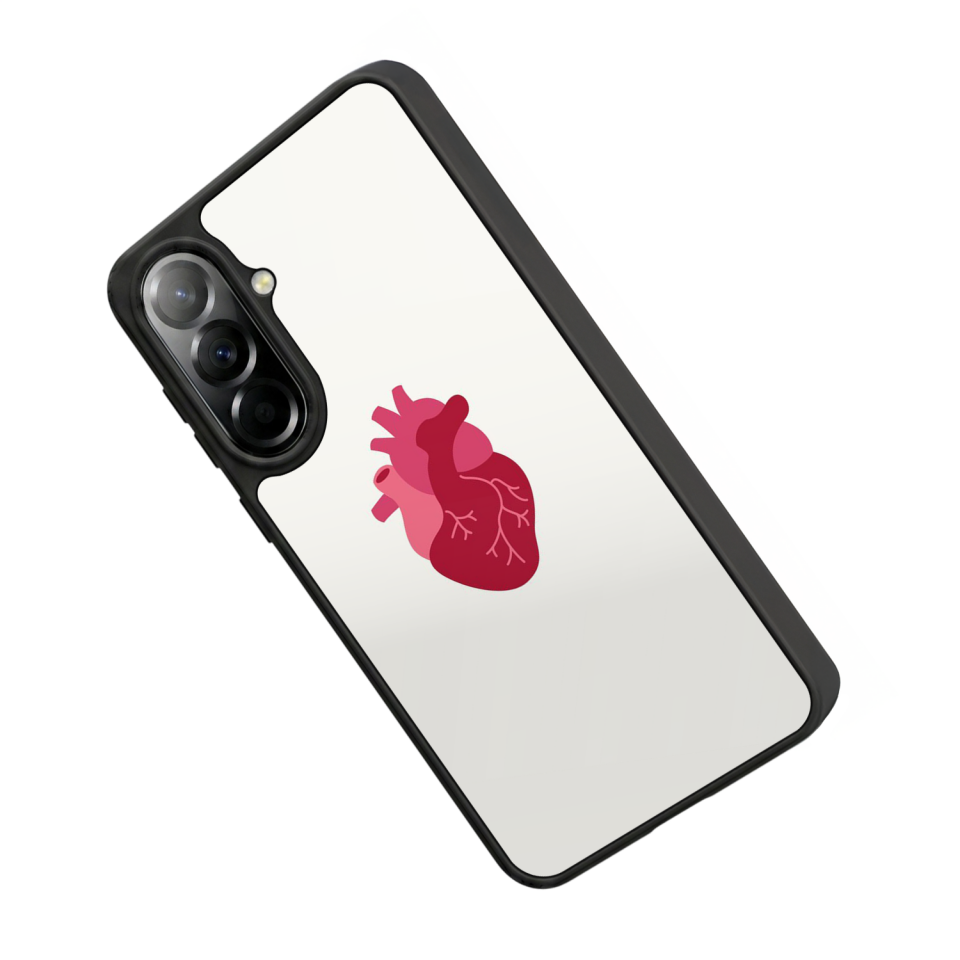 Samsung Galaxy A57 Uyumlu Kalp Love Tasarımlı Glossy Premium Kılıf