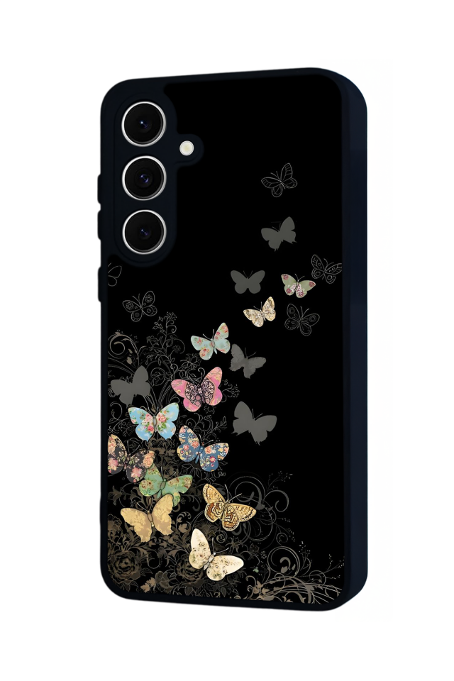 Samsung Galaxy A16 Uyumlu Kelebek Tasarımlı Glossy Premium Kılıf