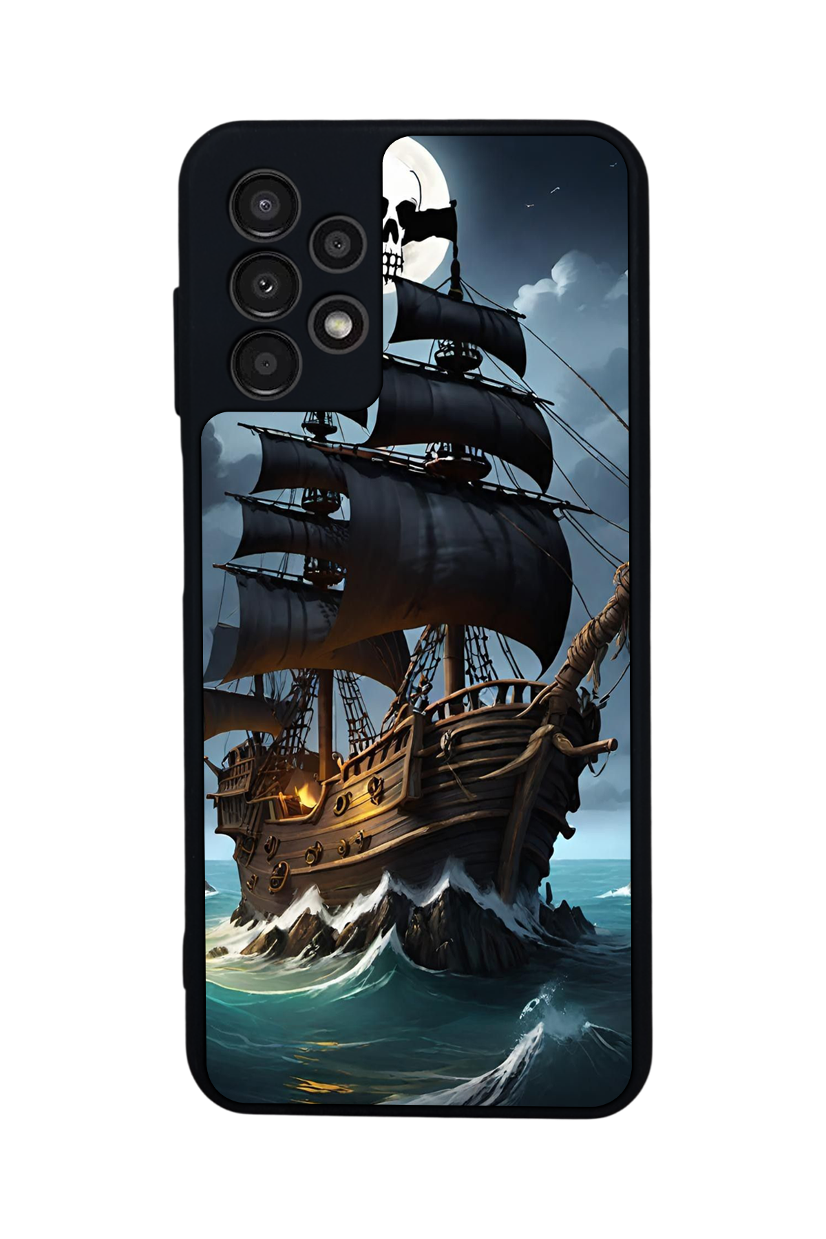 Samsung Galaxy A13 Uyumlu Korsan Tasarımlı Glossy Premium Kılıf