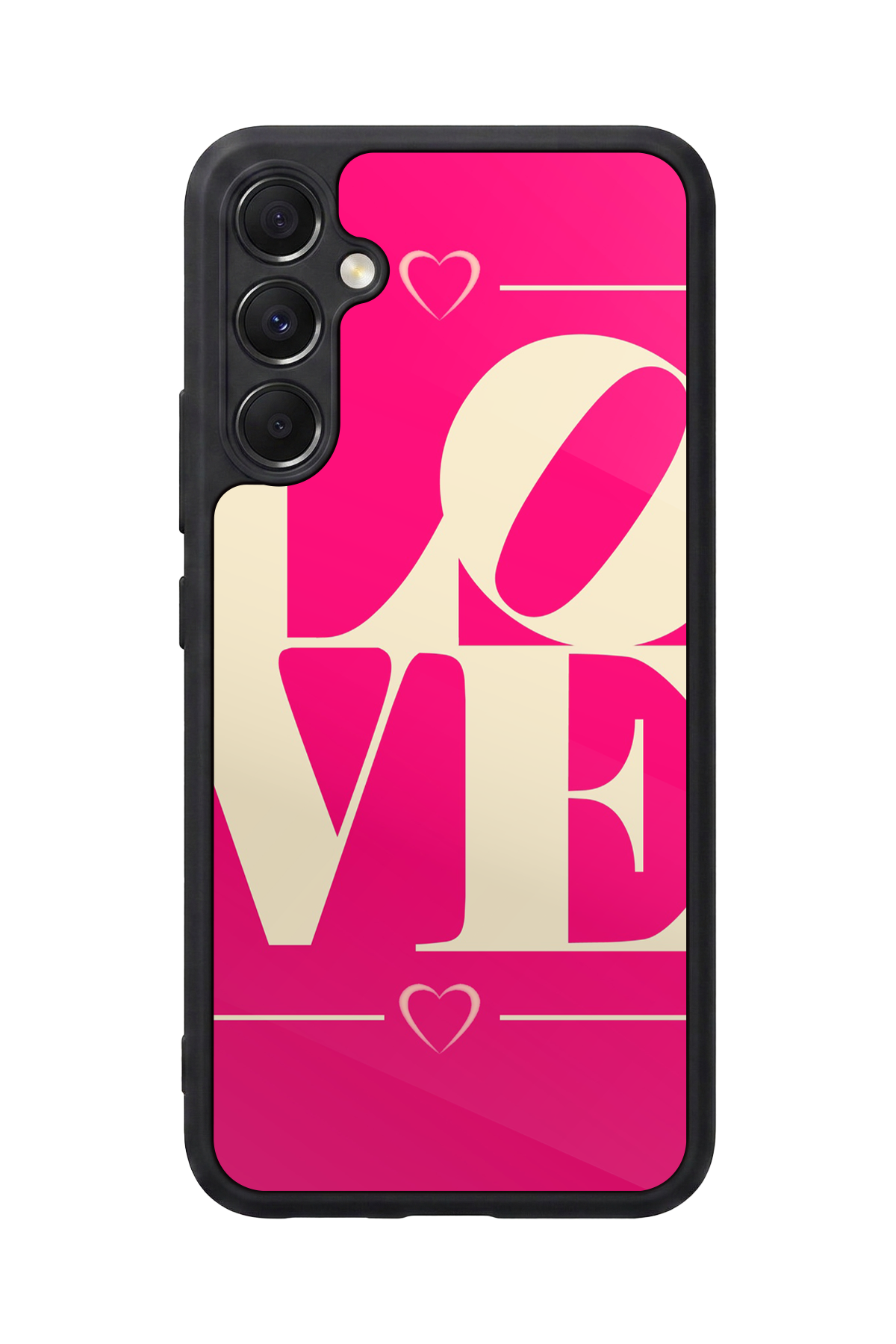 Samsung Galaxy A34 Uyumlu Love Tasarımlı Glossy Premium Kılıf