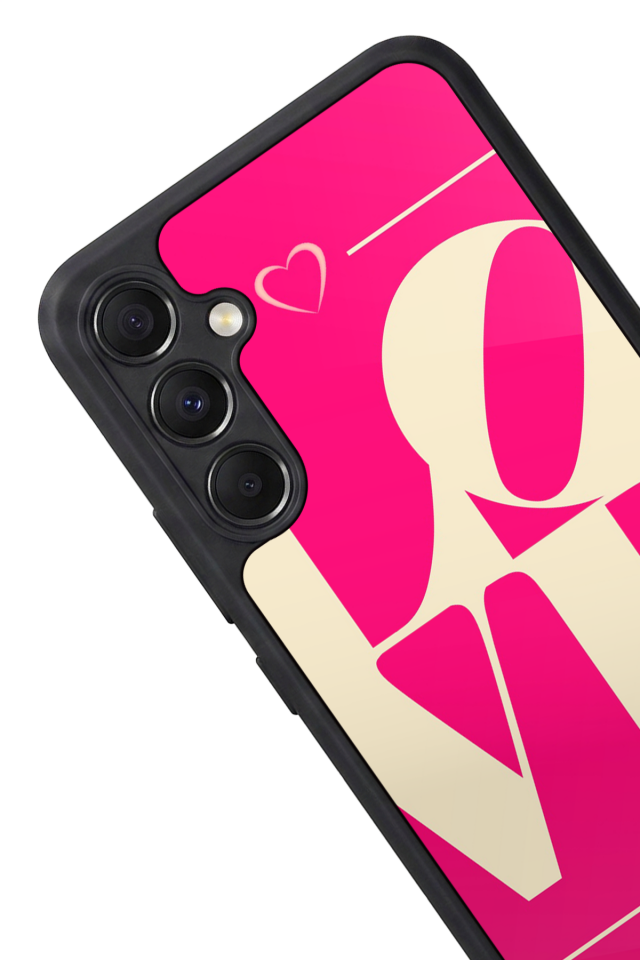 Samsung Galaxy A34 Uyumlu Love Tasarımlı Glossy Premium Kılıf