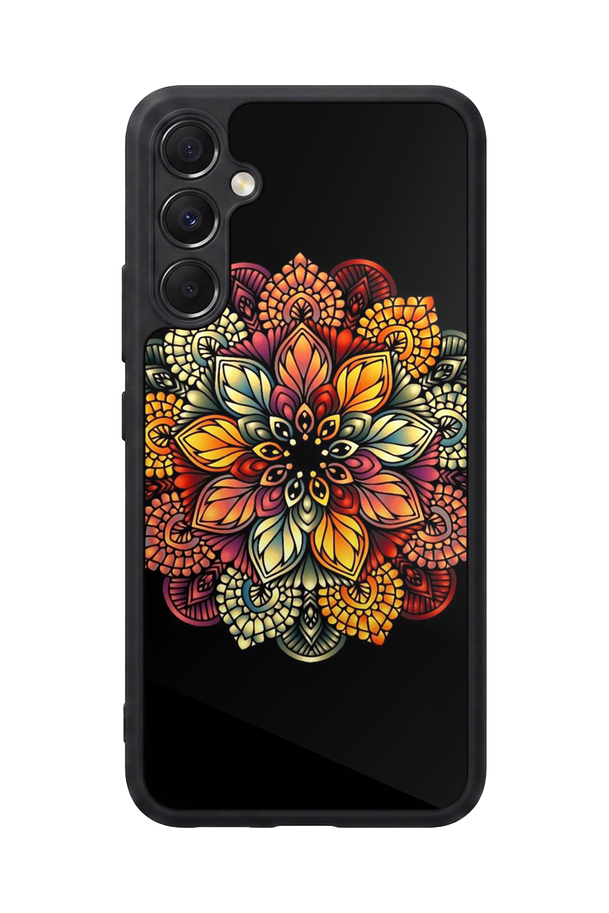 Samsung Galaxy A34 Uyumlu Mandala Tasarımlı Glossy Premium Kılıf