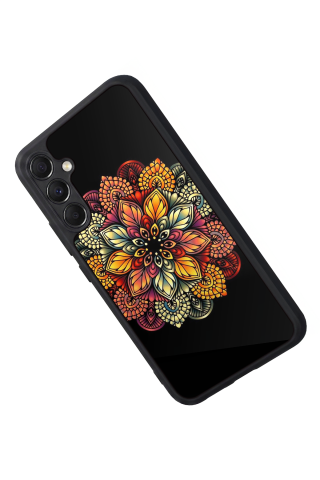 Samsung Galaxy A34 Uyumlu Mandala Tasarımlı Glossy Premium Kılıf