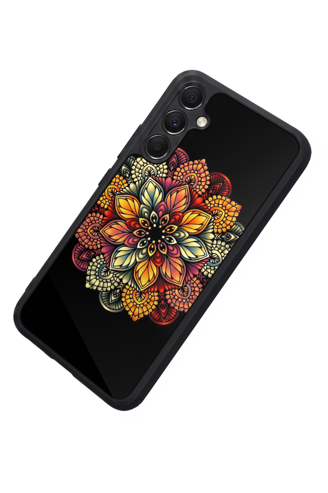 Samsung Galaxy A34 Uyumlu Mandala Tasarımlı Glossy Premium Kılıf