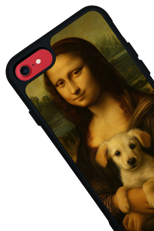 iPhone 7 Uyumlu Monalisa Tasarımlı Glossy Premium Kılıf