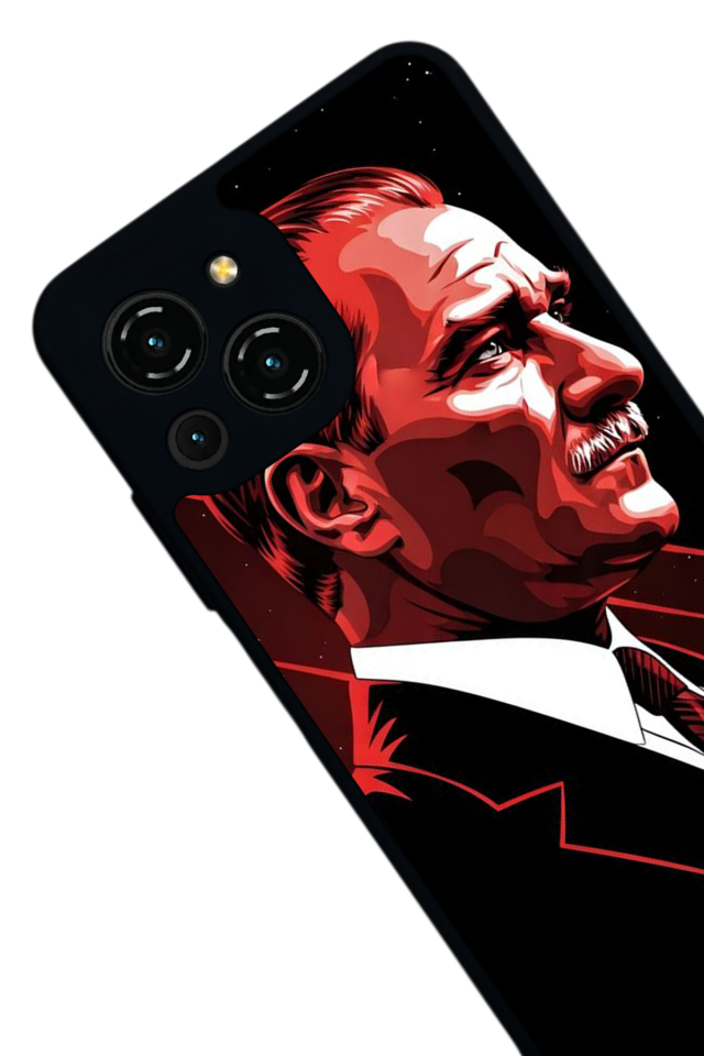 Reeder S23 Pro Max Uyumlu Mustafa Kemal Ataturk Tasarımlı Glossy Premium Kılıf