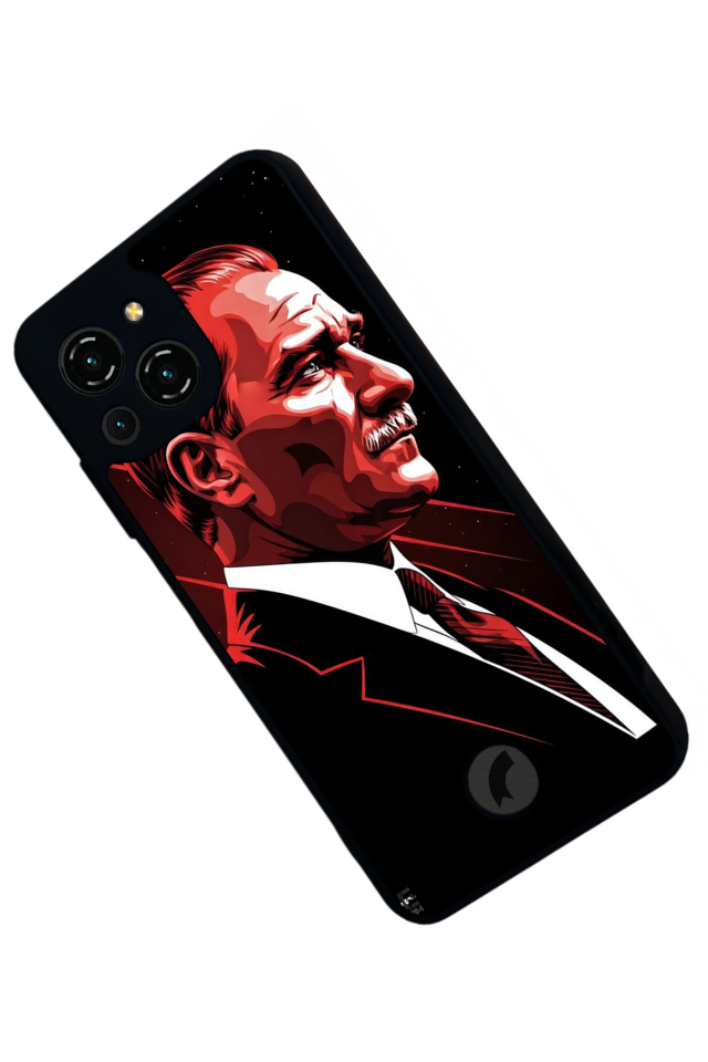 Reeder S23 Pro Max Uyumlu Mustafa Kemal Ataturk Tasarımlı Glossy Premium Kılıf