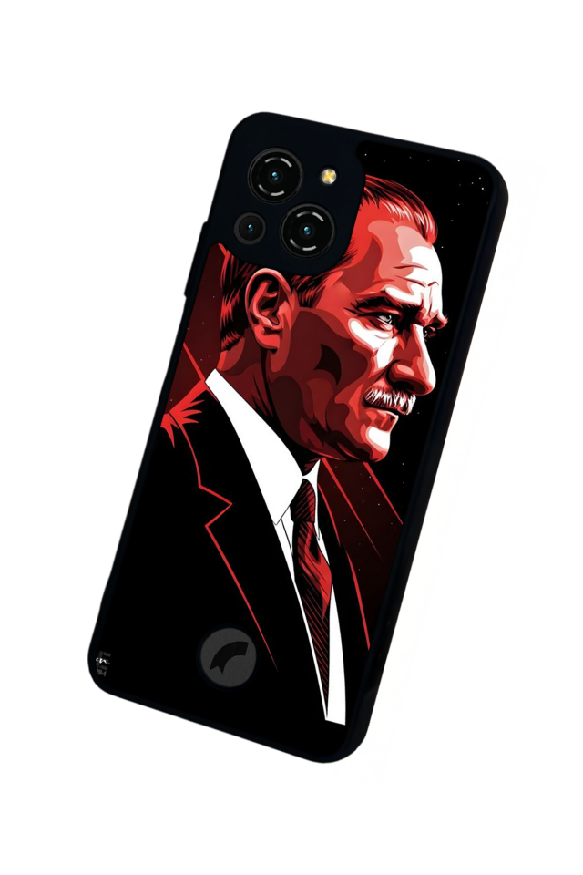 Reeder S23 Pro Max Uyumlu Mustafa Kemal Ataturk Tasarımlı Glossy Premium Kılıf