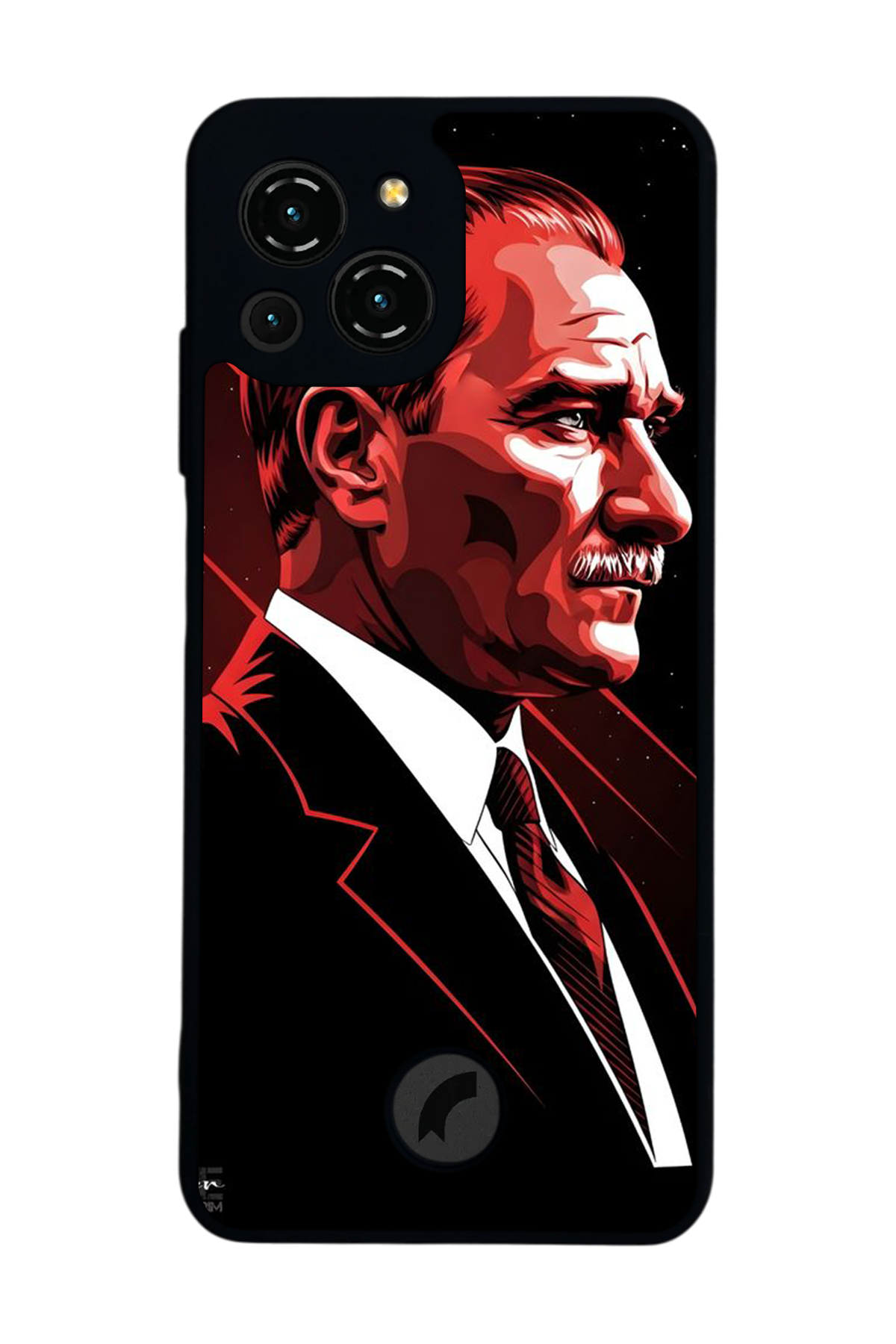 Reeder S23 Pro Max Uyumlu Mustafa Kemal Ataturk Tasarımlı Glossy Premium Kılıf