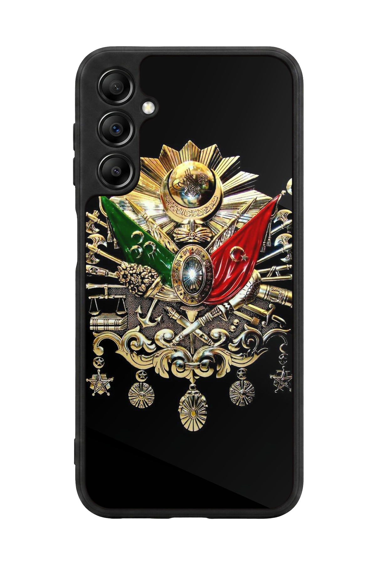 Samsung Galaxy A14 Uyumlu Osmanli Tugrasi Tasarımlı Glossy Premium Kılıf