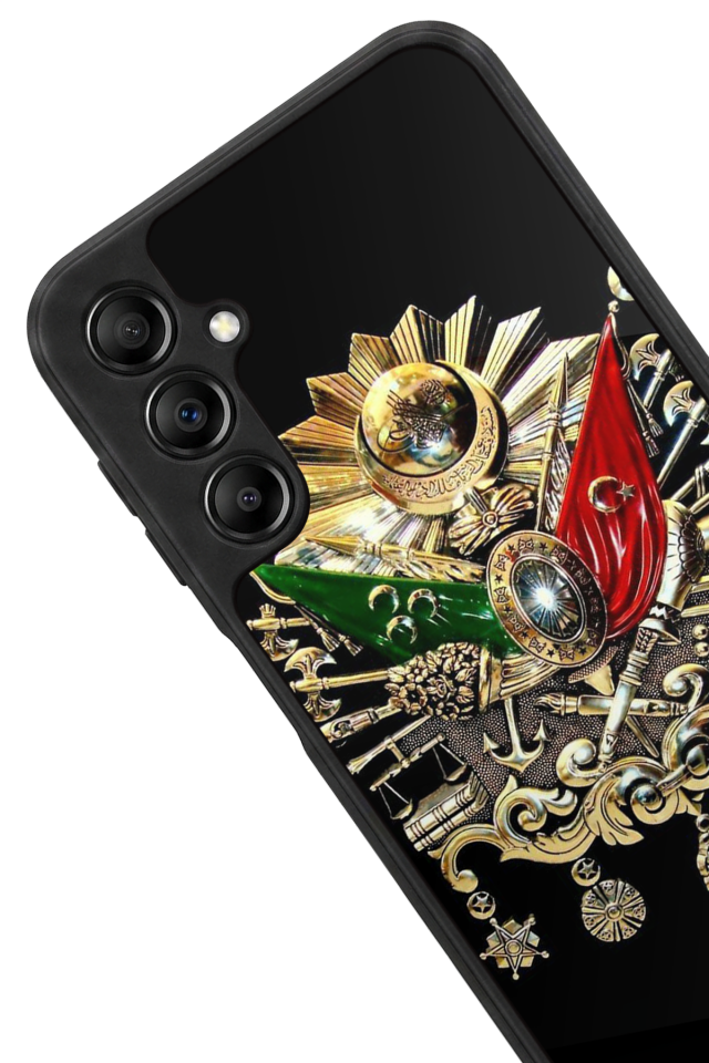 Samsung Galaxy A14 Uyumlu Osmanli Tugrasi Tasarımlı Glossy Premium Kılıf