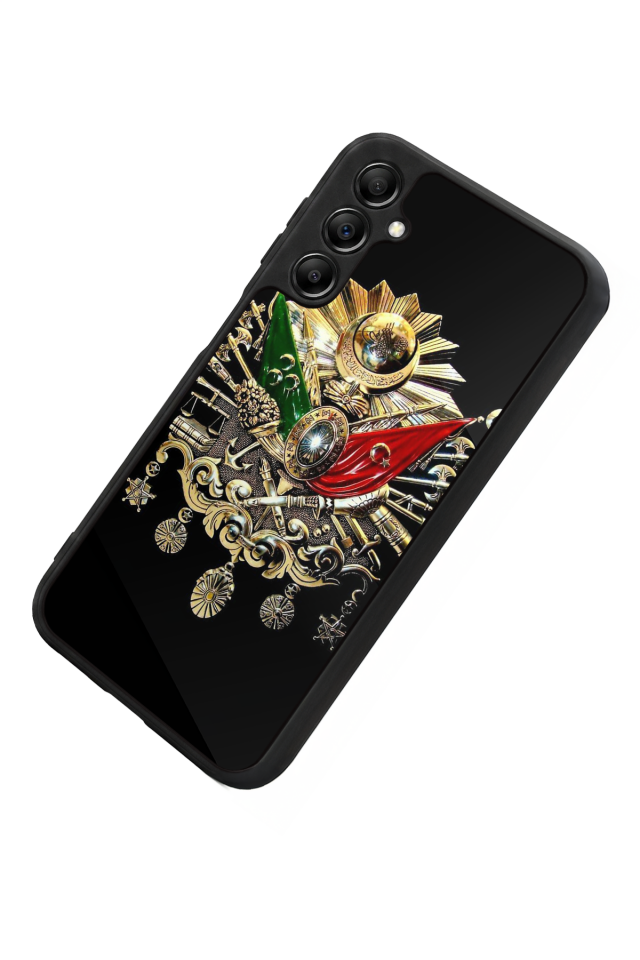 Samsung Galaxy A14 Uyumlu Osmanli Tugrasi Tasarımlı Glossy Premium Kılıf