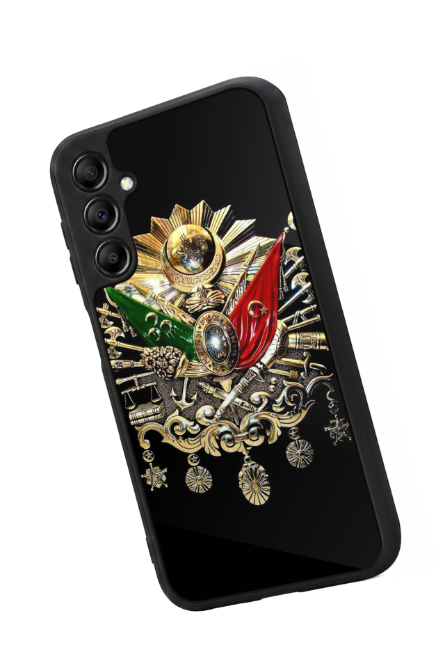 Samsung Galaxy A14 Uyumlu Osmanli Tugrasi Tasarımlı Glossy Premium Kılıf