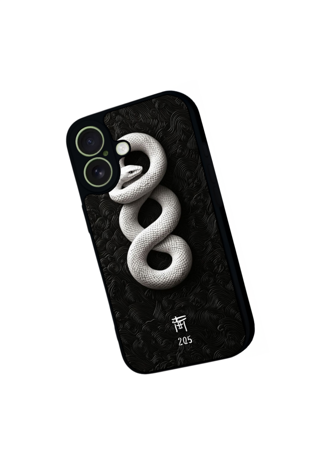 iPhone 17 Uyumlu Yılan Tasarımlı Glossy Premium Kılıf