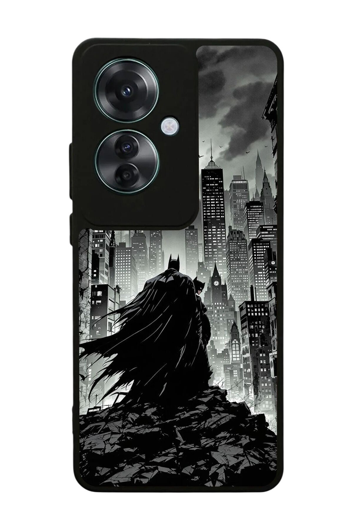 Oppo Reno 11F Uyumlu Batman Tasarımlı Glossy Premium Kılıf