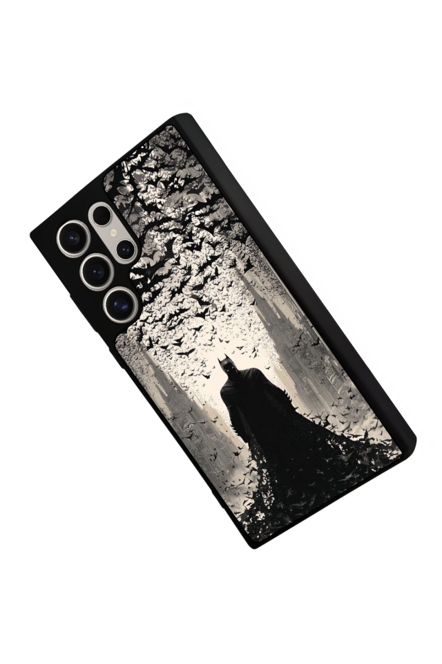 Samsung Galaxy S24 Ultra Uyumlu Batman Tasarımlı Glossy Premium Kılıf