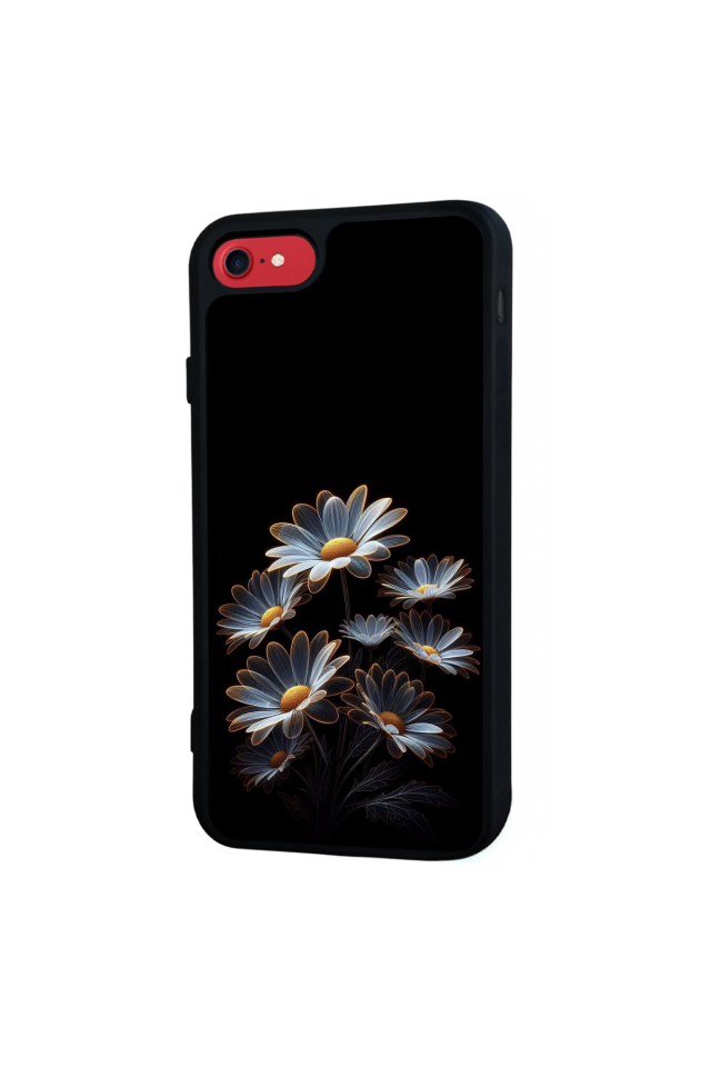 iPhone SE Uyumlu Cicek Tasarımlı Glossy Premium Kılıf