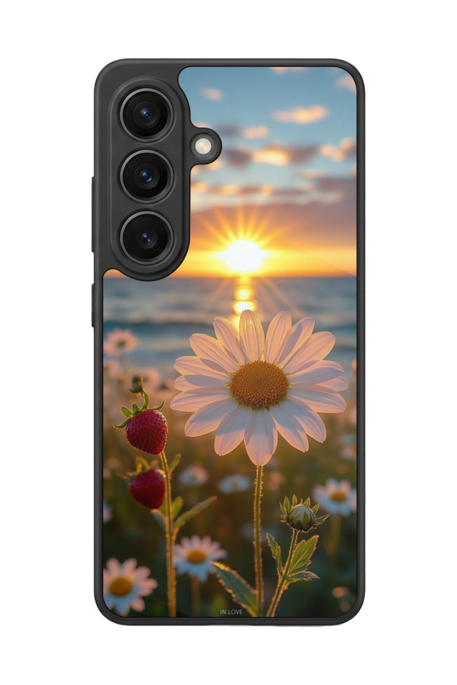 Samsung Galaxy S26 Uyumlu Cicek Tasarımlı Glossy Premium Kılıf