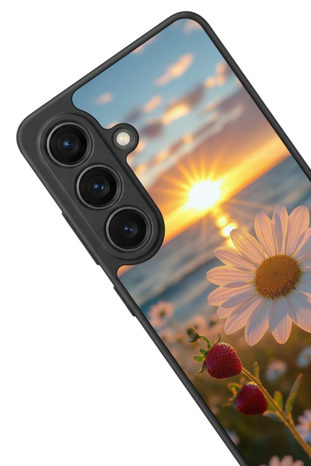 Samsung Galaxy S26 Uyumlu Cicek Tasarımlı Glossy Premium Kılıf