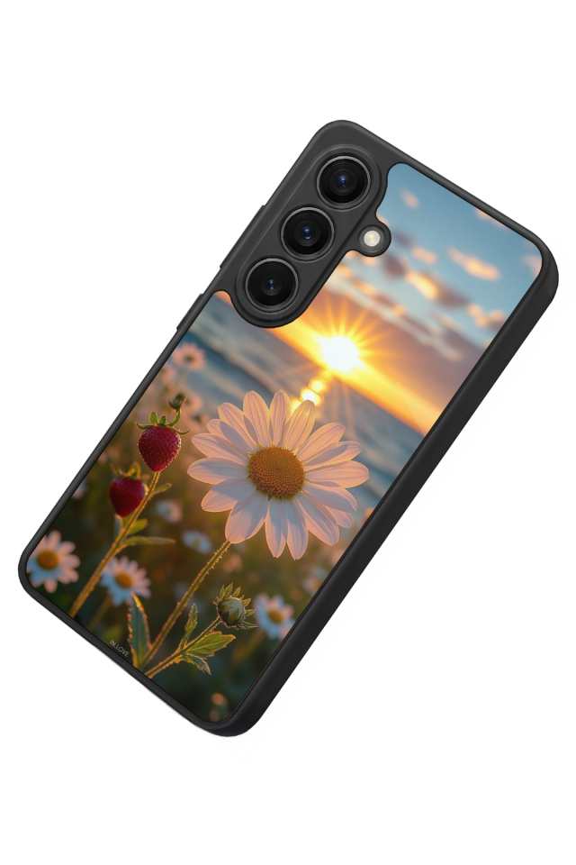 Samsung Galaxy S26 Uyumlu Cicek Tasarımlı Glossy Premium Kılıf
