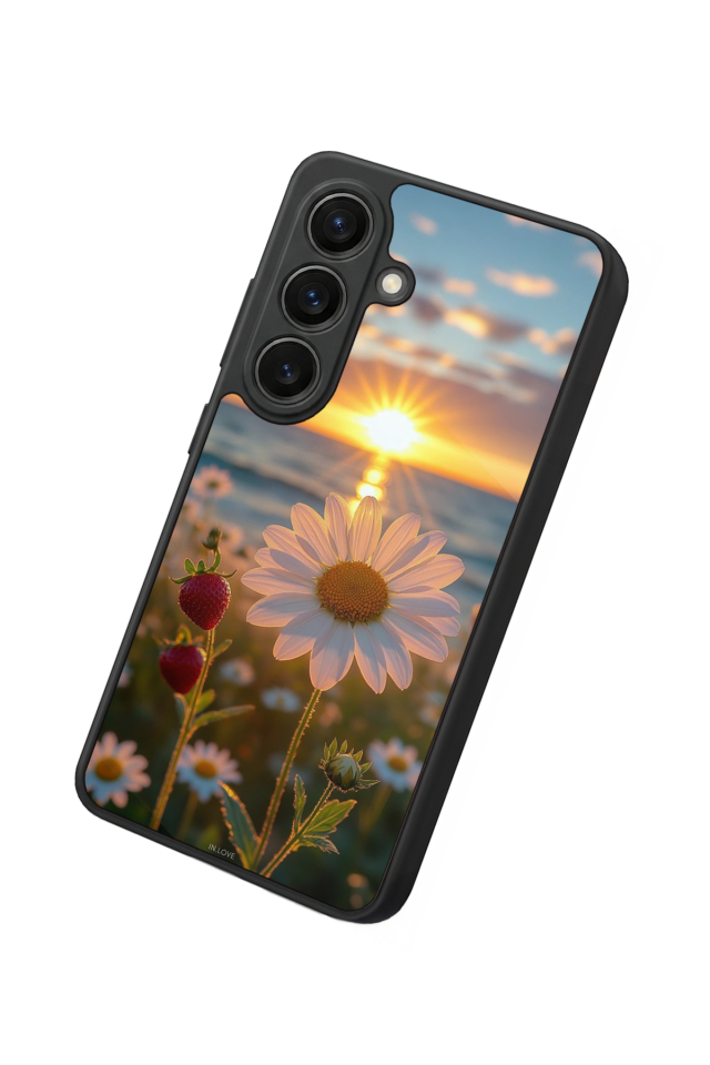 Samsung Galaxy S26 Uyumlu Cicek Tasarımlı Glossy Premium Kılıf