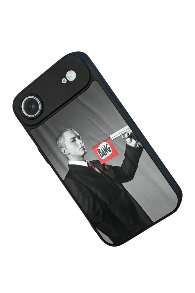 iPhone 17 Air Uyumlu Eminem Tasarımlı Glossy Premium Kılıf