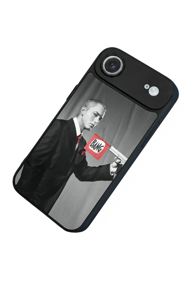 iPhone 17 Air Uyumlu Eminem Tasarımlı Glossy Premium Kılıf