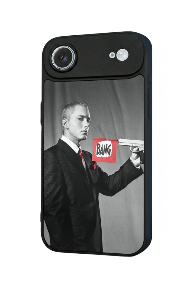 iPhone 17 Air Uyumlu Eminem Tasarımlı Glossy Premium Kılıf