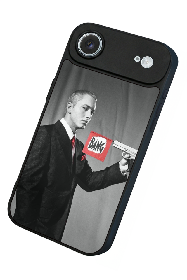 iPhone 17 Air Uyumlu Eminem Tasarımlı Glossy Premium Kılıf