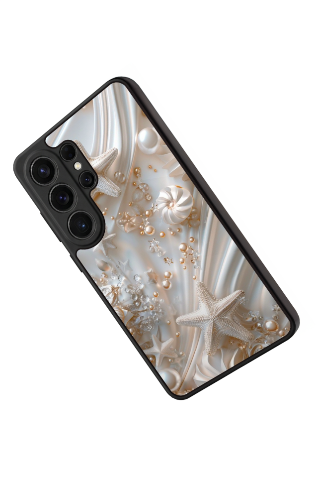 Samsung Galaxy S26 Ultra Uyumlu  İnci Tasarımlı Glossy Premium Kılıf