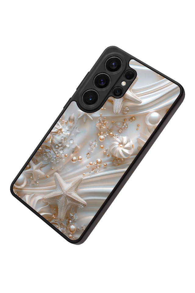 Samsung Galaxy S26 Ultra Uyumlu  İnci Tasarımlı Glossy Premium Kılıf