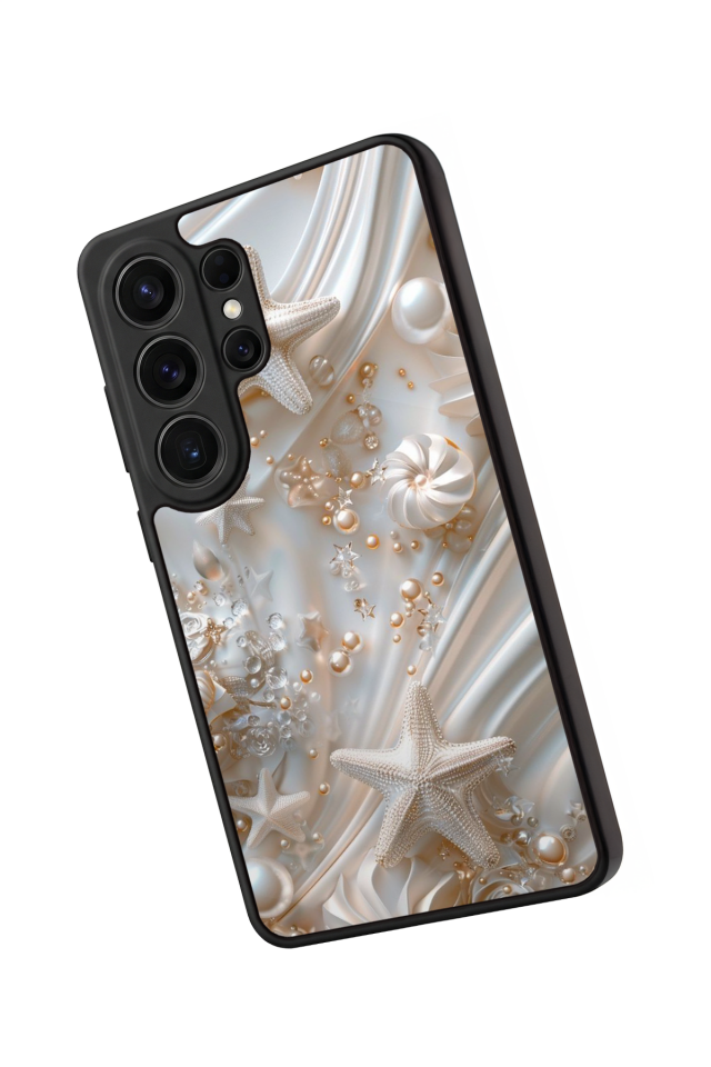 Samsung Galaxy S26 Ultra Uyumlu  İnci Tasarımlı Glossy Premium Kılıf