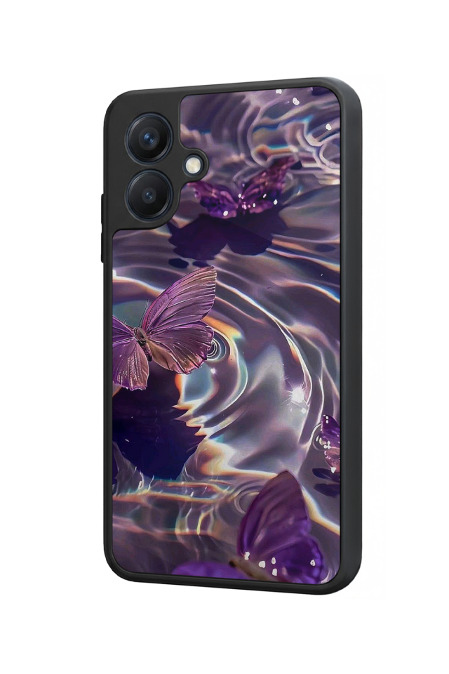 Samsung Galaxy A07 Uyumlu Kelebek Tasarımlı Glossy Premium Kılıf