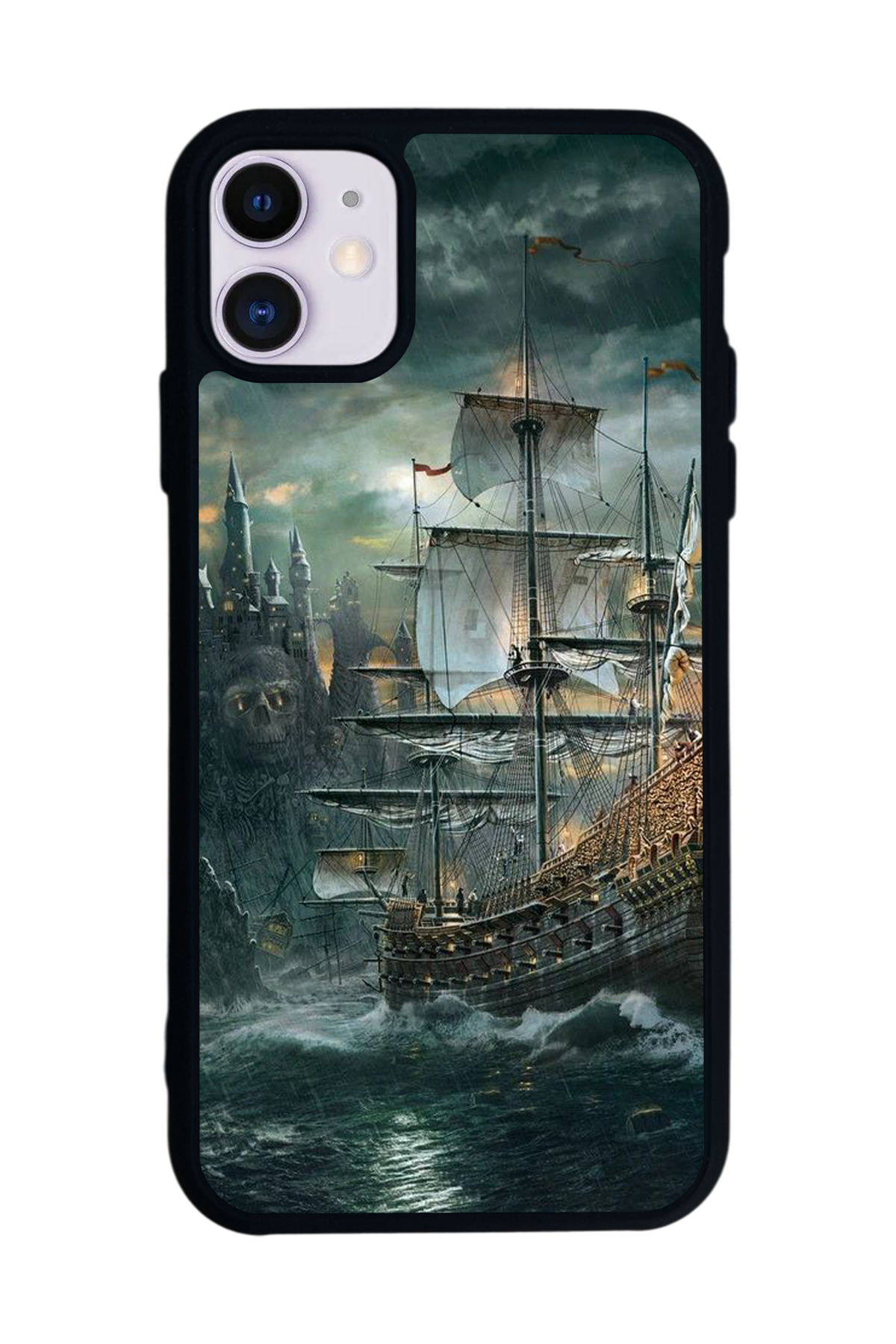 iPhone 11 Uyumlu Korsan Tasarımlı Glossy Premium Kılıf