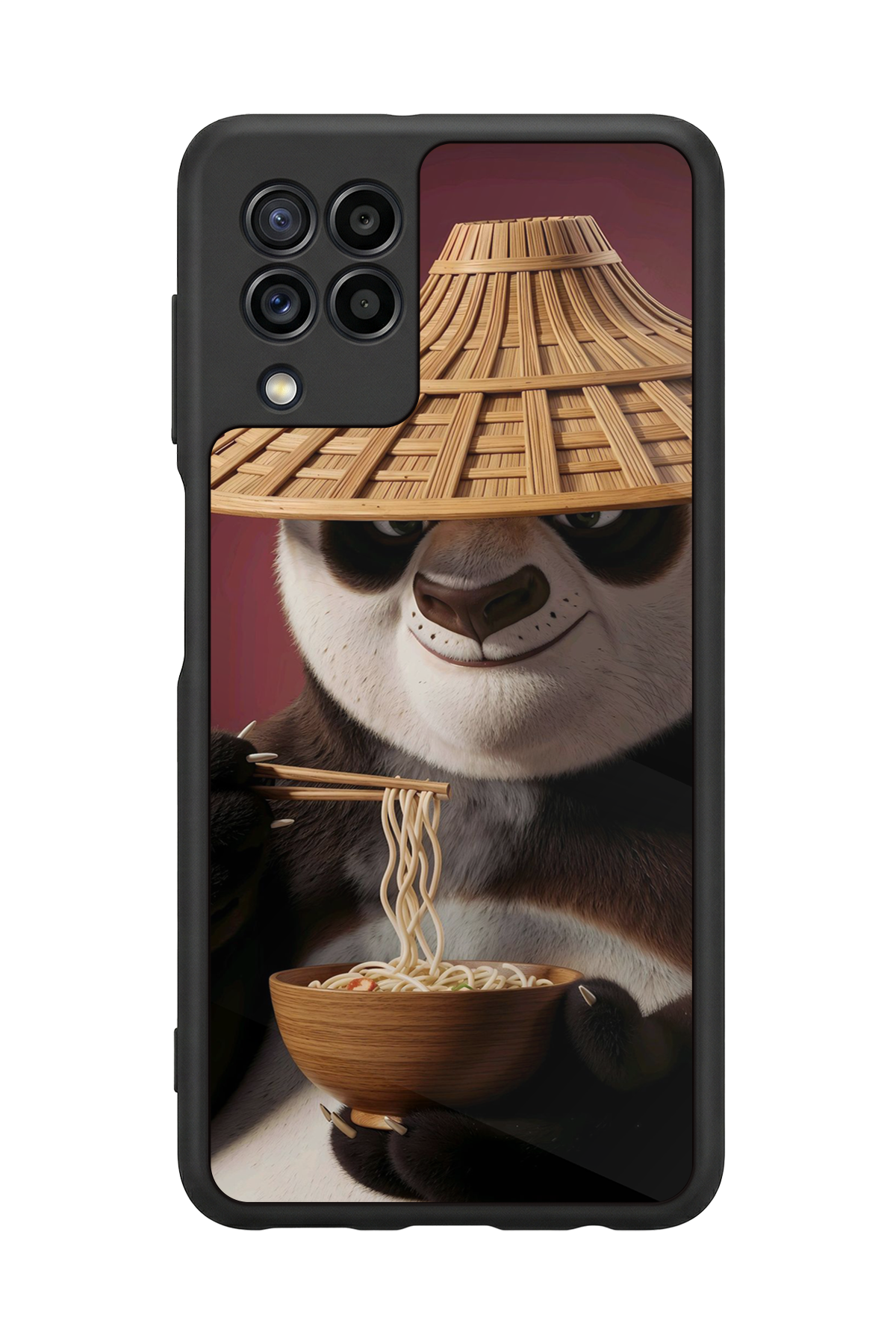 Samsung Galaxy M32 Uyumlu Kung Fu Panda Tasarımlı Glossy Premium Kılıf