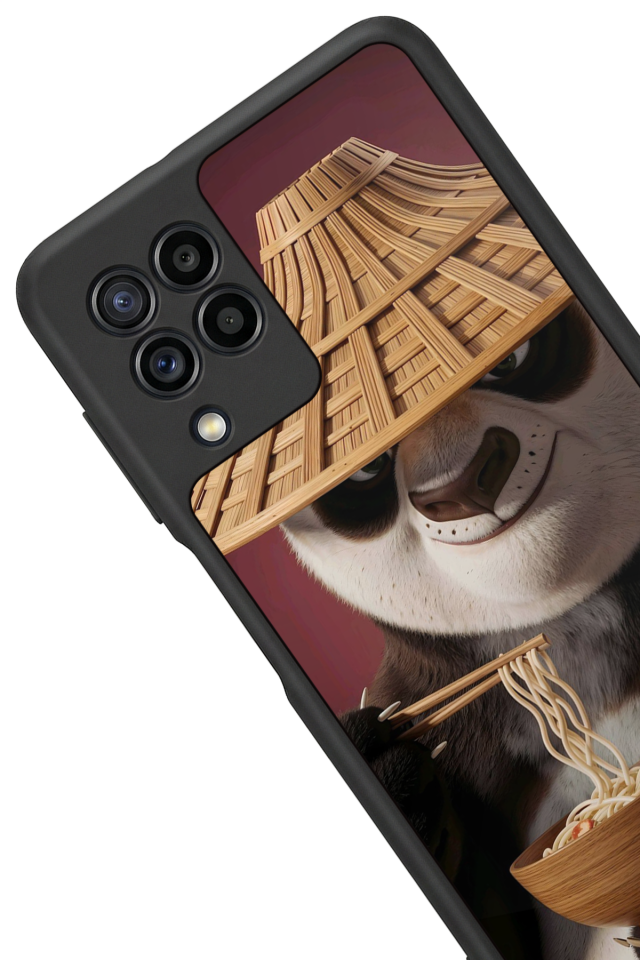 Samsung Galaxy M32 Uyumlu Kung Fu Panda Tasarımlı Glossy Premium Kılıf