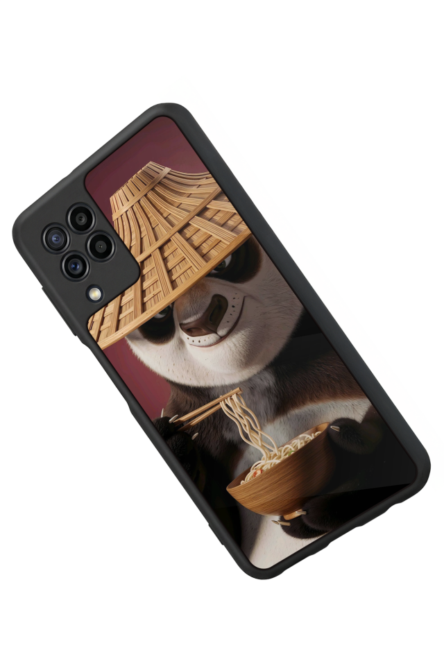 Samsung Galaxy M32 Uyumlu Kung Fu Panda Tasarımlı Glossy Premium Kılıf